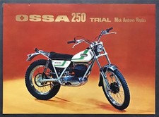 OSSA 250 TRIAL MICK ANDREWS REPLICA Motorcycle Sales Specification Leaflet 1973