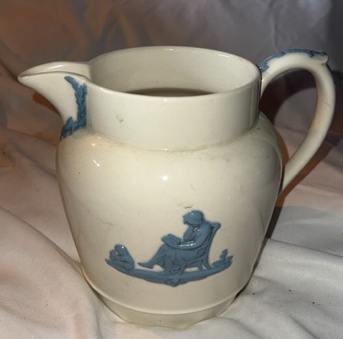 Vintage wedgwood blue cream - vintage,