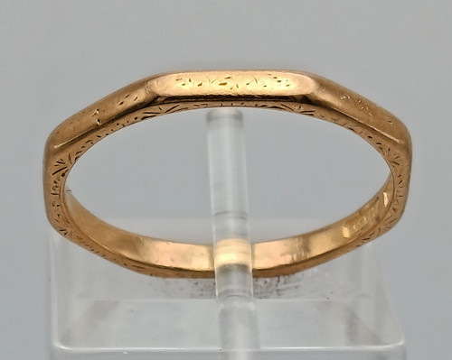 Antique 22ct gold - 22ct, octagonal
