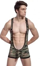 Sales Men Gay Army Camouflage