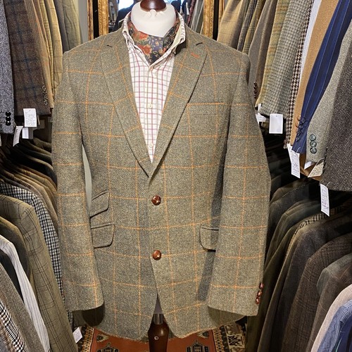 Vintage mens 38r tweed box - mens,