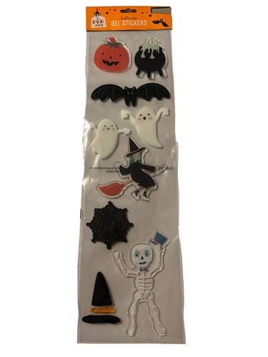 Halloween gel window stickers - gel,