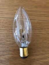 B15/SBC Small Bayonet Cap Incandescent Clear Candle Light Bulb 25w 40w & 60w x10