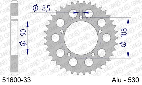 Afam 51600 crown all - 51600-33, in