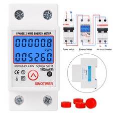 230V LCD Digital Kwh Wattmeter
