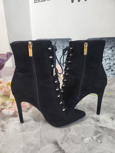 Black carvela lace - black, up