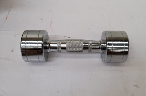 Trendy sport chrome dumbbell - sport,
