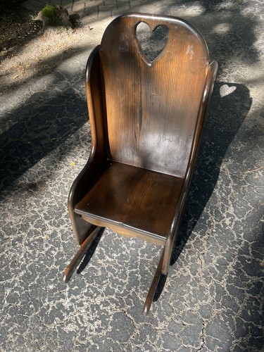 Vintage solid wood child - ,