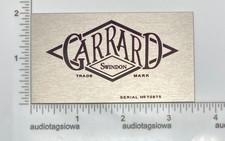 Garrard Swindon Serial Number