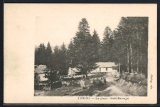 Old postcard Turini, La place, Café Baraya 