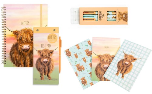 Highland cow gifts stationery - gifts,