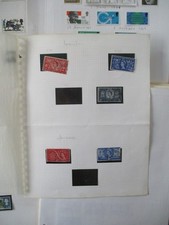 95 Pages of Pre Decimal Commemorative Stamps From Collections Elizabeth II Used
