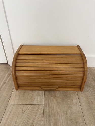 Bamboo roll top bread - bread, bin