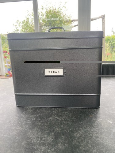 Industrial enamel bread bin - industrial,