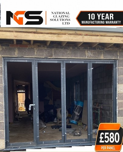 Aluminium bifold door - 4m,
