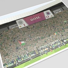 Celtic – Adam Idah Scottish Cup Final 2024 Print Poster Art Canvas