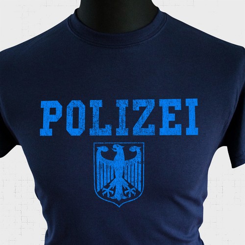 Polizei shirt reto - t,