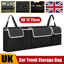 CAR BOOT ORGANISER TIDY BACK SEAT STORAGE BAG HANGING POCKET ACCESSORIES LARGE