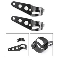 43-50mm Fork Black Headlight