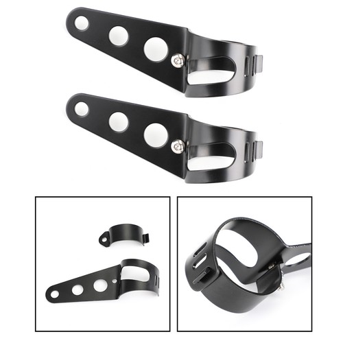 50mm fork black headlight - fork,