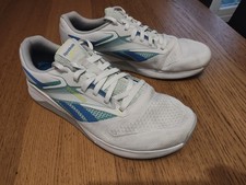 Reebok Nano X4 Trainers White/Green, Size 10, EU 44.5, Mens.