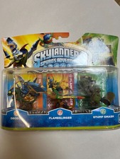 Skylanders Spyro’s Adventure Drobot / Flameslinger / Stump Smash Box Damaged New