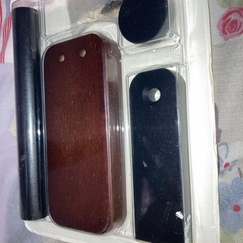 Dark wood and black toilet - wood,