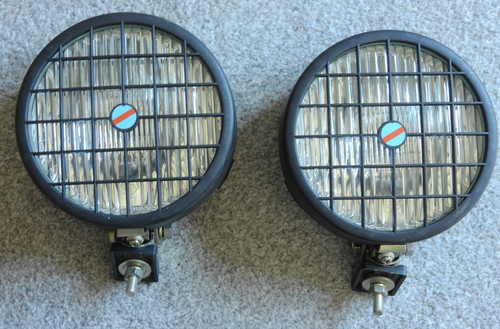 Pair vintage fog lamps - pair, with