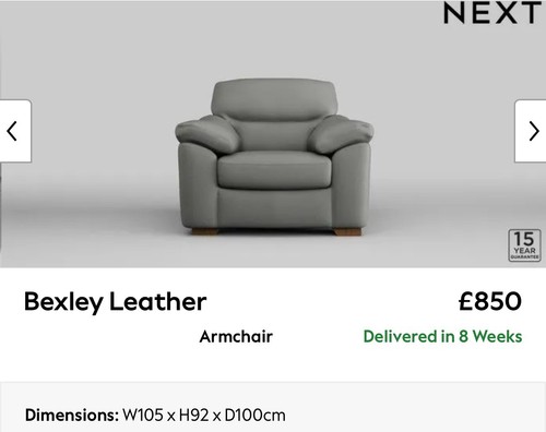 Next bexley leather large - leather,