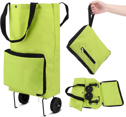 Collapsible shopping trolley - collapsible,