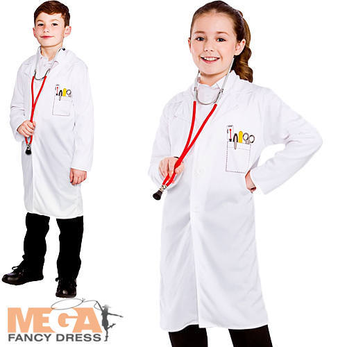 Doctors coat kids fancy dress - doctors,