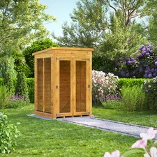 Summer house | Power Pent Summerhouse Garden Shed l Size 4x4,6x4,8x4,10x4,12x4
