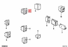 OEM BMW E23 733i E24 633CSi Door Window Switch  NEW