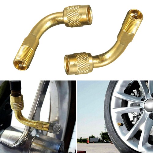 2pcs90degree brass air tyre - brass,