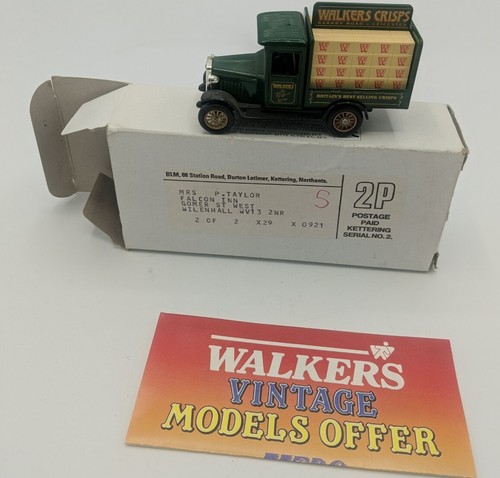 Lledo walkers potato crisps - lledo,