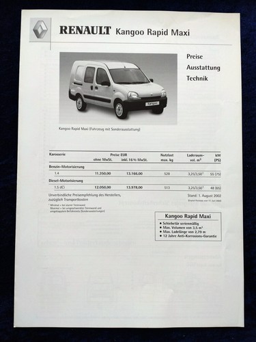 Renault kangoo rapid - kangoo,