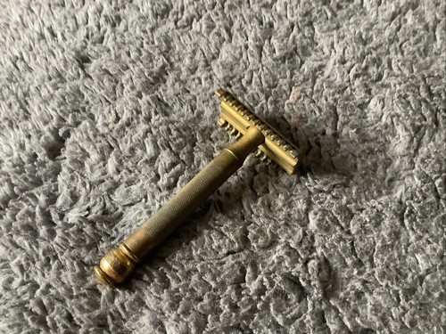 Vintage gold gillette men - gold, men's