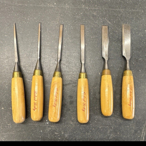 6pc robert sorby wood handled - sorby,