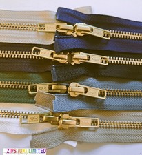 YKK  Gold Brass Metal Heavy