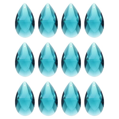12pcs teardrop crystal - teardrop,
