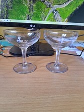 Two Vintage Babycham Glasses