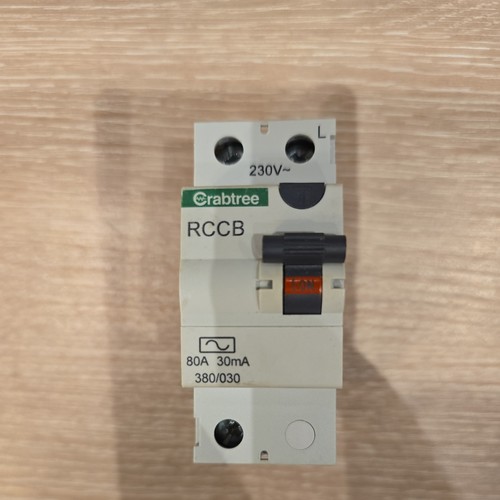 Crabtree 380 030 rccb - rcd, 80
