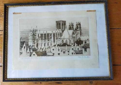 Charles barker etching york - barker,
