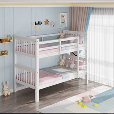 OLIVER GREY WOODEN SINGLE BUNK