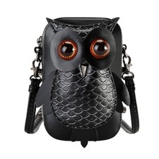 Women s PU Leather Owl Handbag