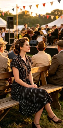 Vintage 1940s 1950s style - 1940s,