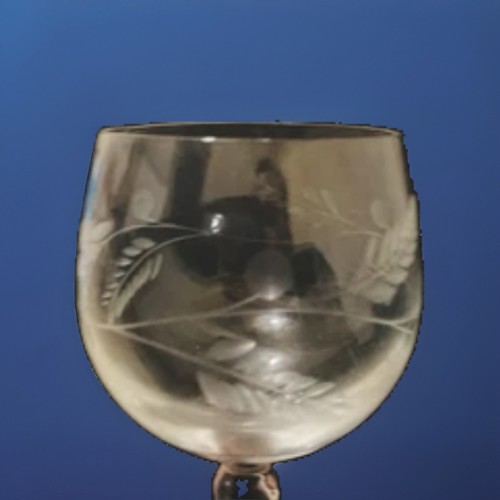 Vintage etched crystal - vintage, art