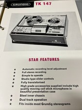 GRUNDIG TK147 REEL TO REEL
