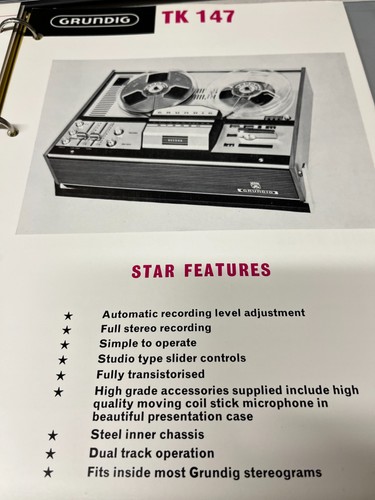 Grundig tk147 reel - tk147,