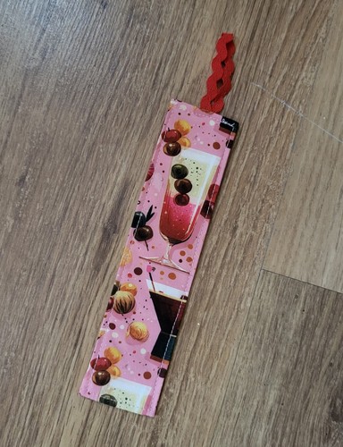 Handmade fabric bookmark - handmade,